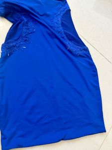 navy blue bodycon dress