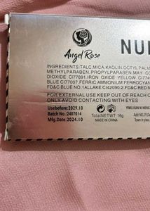 nude, glitter shimmer eyeshadow palette