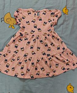 BabyHug Pink Daisy Duck Dress