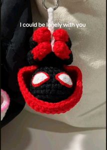 Crochet spiderman/ women hooded charm