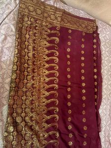 Exquisite Embroidered  party wear Saree