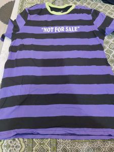 Graphic Striped T-Shirt xl size