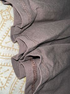 Brown Skater Skirt