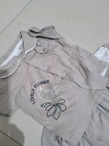 Baby Girls Daily Wear Top And Skirt