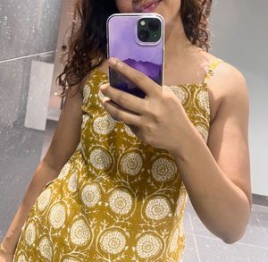 Mustard Yellow Ethnic Kurti