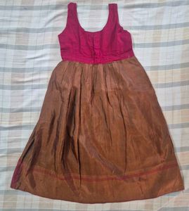 Vibrant Pink &amp; Brown Ethnic Set