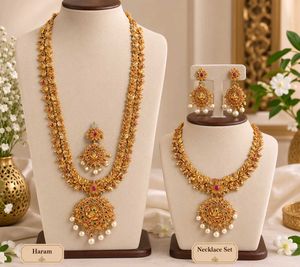 Exquisite Gold-Plated Necklace Set