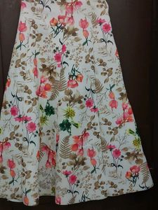 3D Design Long Skirt