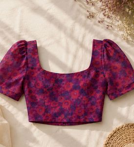 Floral Puff Sleeve Blouse