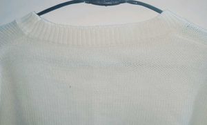 Winter Top Knit  Striped Rib