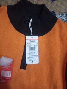 New Orange Sweater