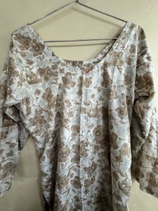Beautiful Floral Print Kurta