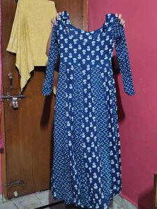 Blue &amp; White Ethnic Kurta Set