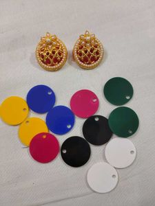 ✨ Color Changing Meenakari Earrings ✨