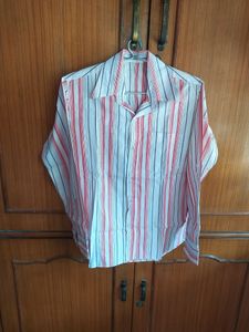 New cotton striped shirt