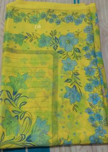Vibrant Floral Saree