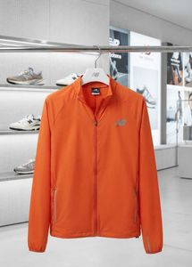 New Balance Orange Windbreaker Jacket