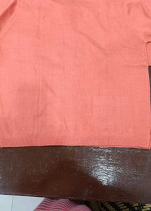 Peach Knit Pullover