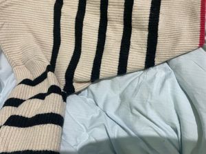 Zara Striped Knit Sweater