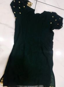 Bottle Green Heavy Dress