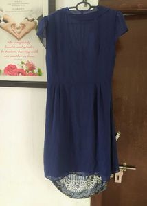 Patterned Dress with Cardigan