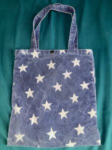 Star Print Tote Bag