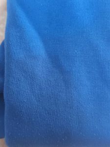 Blue Casual Pullover Sweatshirt