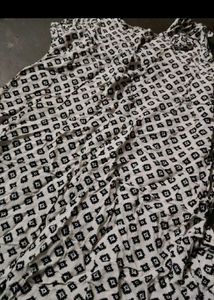 Chic Sleeveless Geometric Print Dress