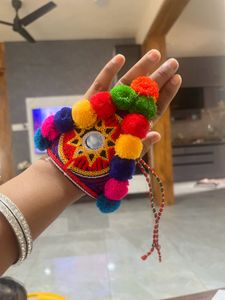 Hath panja with pom  best quality for navrat