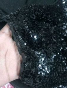 Sparkly Sequin Black &amp; White Dress