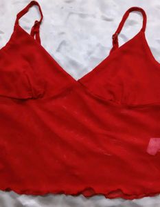 Red  Cami Top