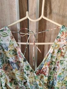 Floral Chiffon Maxi Dress