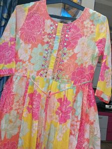 Vibrant Floral Kurta Set
