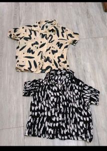 2 pcs combo  crop shirt