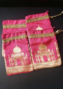 Combo Of Taj Mahal Mini Potli Bags