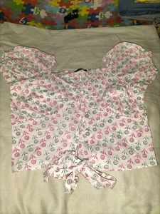 Printed Crop Top