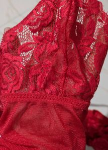Red Lace Babydoll Lingerie