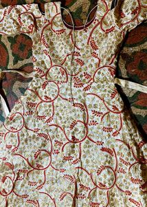 Embroidered Anarkali dress
