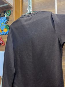 Brown Long Sleeve Top