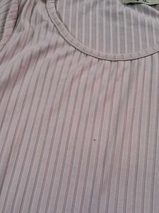 Pink Asymmetrical Tunic Top