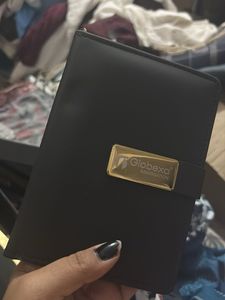 Black Globexa Passport Holder