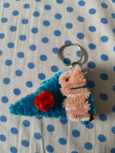 Cute Cake Slice Keychain