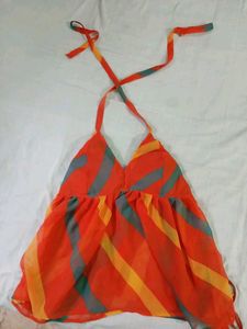 Striped Halter Top