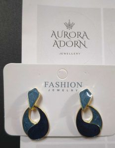 Blue Drop Earrings
