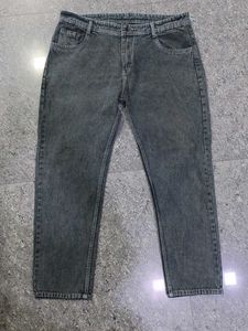 Classic Grey Wash Denim Jeans