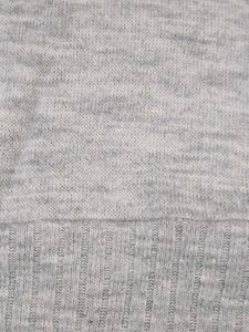 Grey Fashion Print knit top