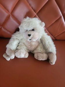 Soft White Monkey Plush Toy