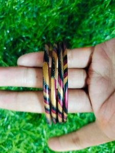 Brown Gold Bangles