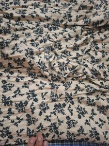 Floral Print Dress Material ( winter)