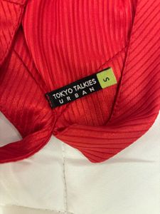Halter Neck Red Top